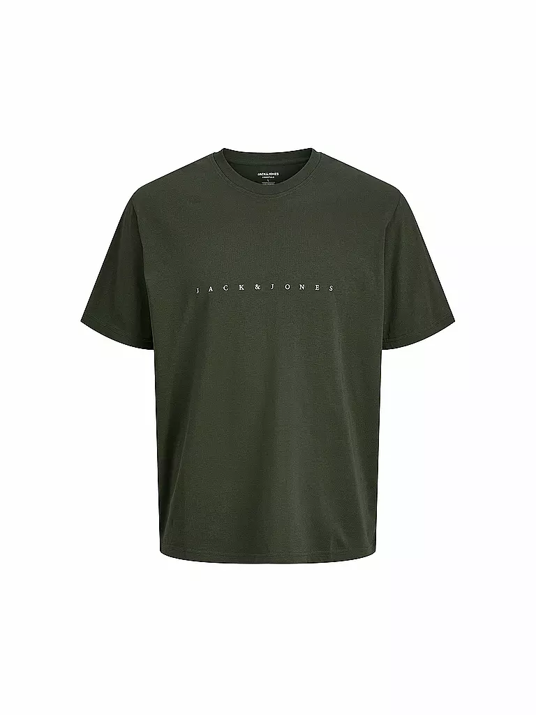 JACK & JONES | Jungen T-Shirt JJESTAR | dunkelgrün