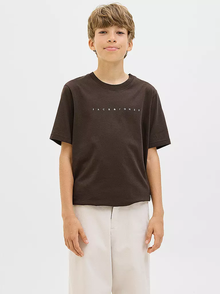 JACK & JONES | Jungen T-Shirt JJESTAR | braun