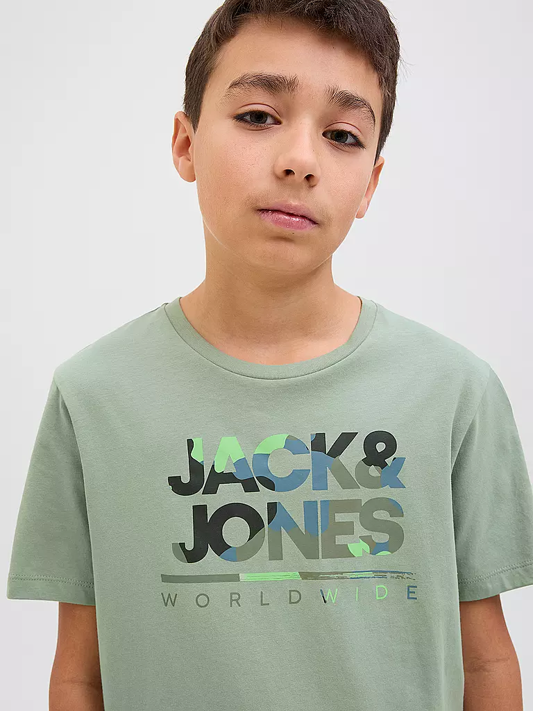 JACK & JONES | Jungen T-Shirt JJLUKE | mint
