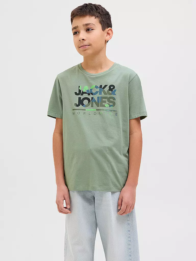 JACK & JONES | Jungen T-Shirt JJLUKE | mint