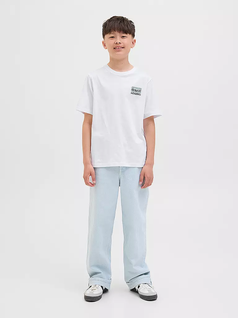 JACK & JONES | Jungen T-Shirt JJWOBLY | weiss