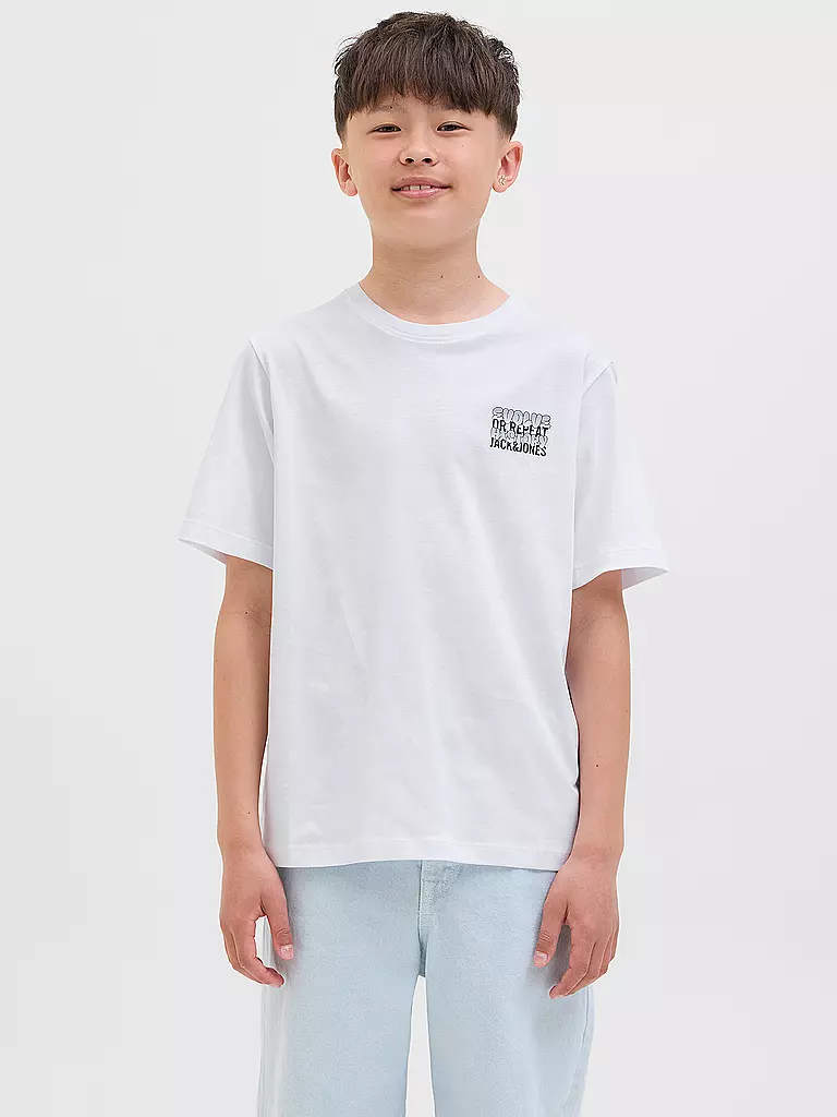 JACK & JONES | Jungen T-Shirt JJWOBLY | weiss