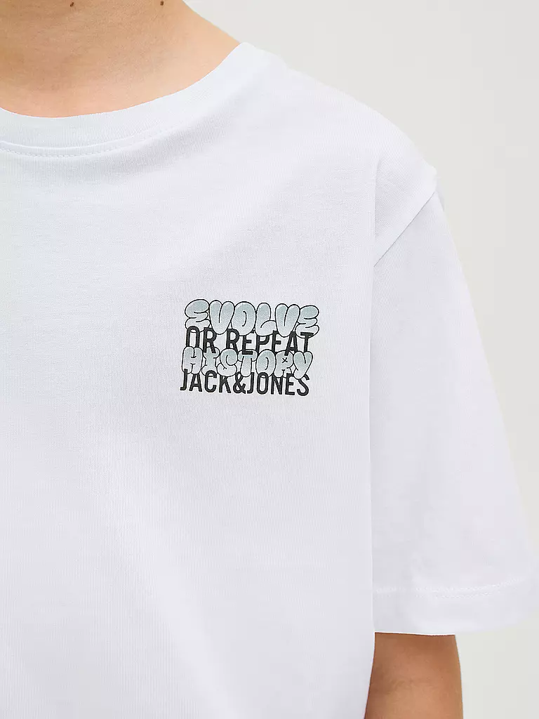 JACK & JONES | Jungen T-Shirt JJWOBLY | weiss