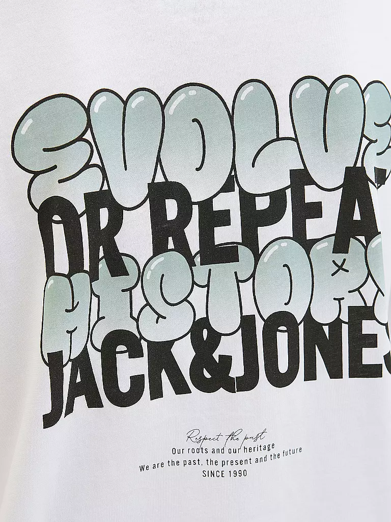 JACK & JONES | Jungen T-Shirt JJWOBLY | weiss