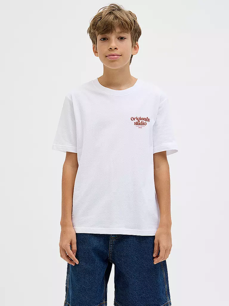 JACK & JONES | Jungen T-Shirt JORACAPULCO | weiss