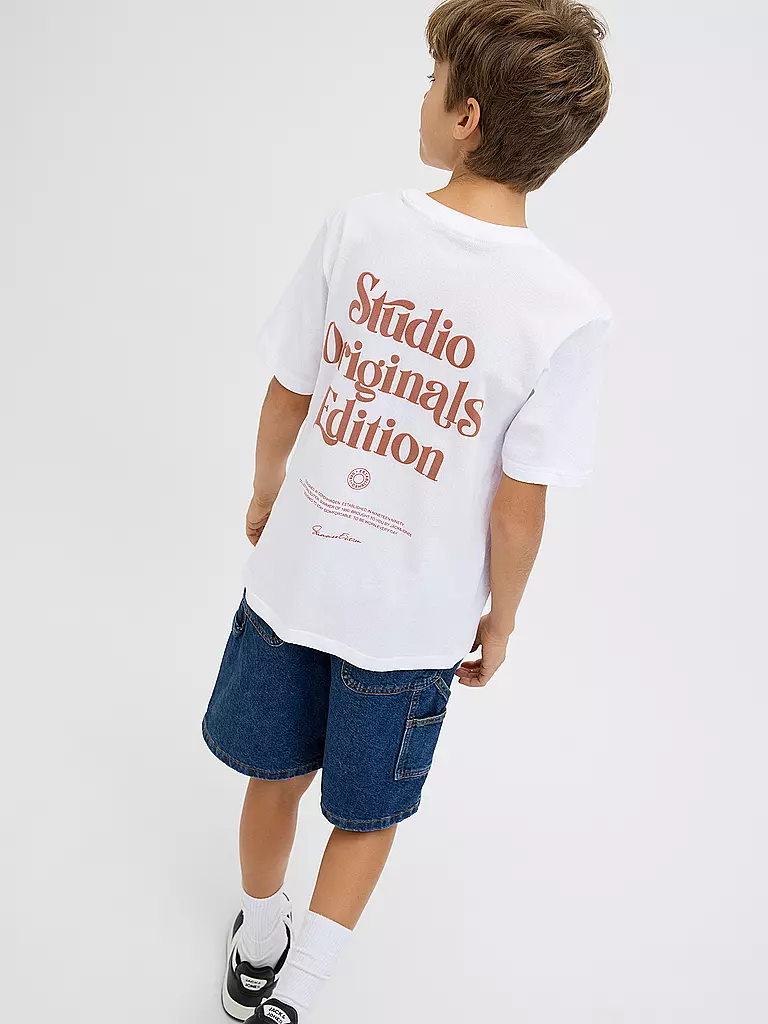 JACK & JONES | Jungen T-Shirt JORACAPULCO | weiss