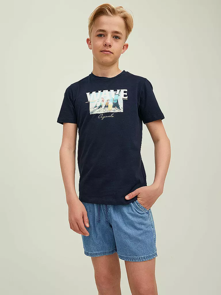 JACK & JONES | Jungen T-Shirt JORBOOSTER | dunkelblau