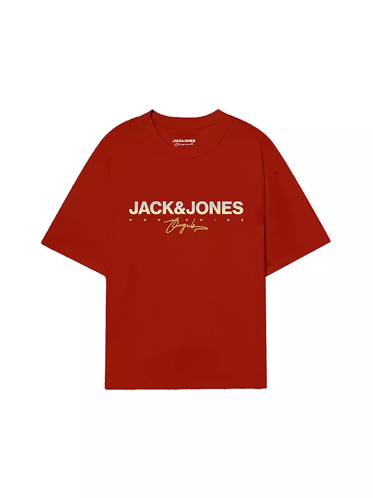 JACK & JONES | Jungen T-Shirt JORCANGGU | kupfer