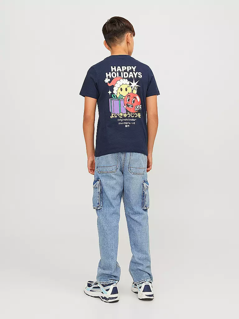 JACK & JONES | Jungen T-Shirt JORCEREMONY | dunkelblau