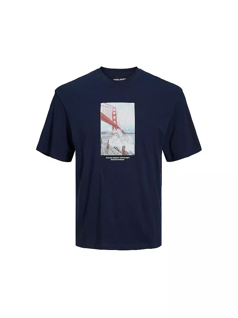 JACK & JONES | Jungen T-Shirt JORCOPENHAGEN | dunkelblau