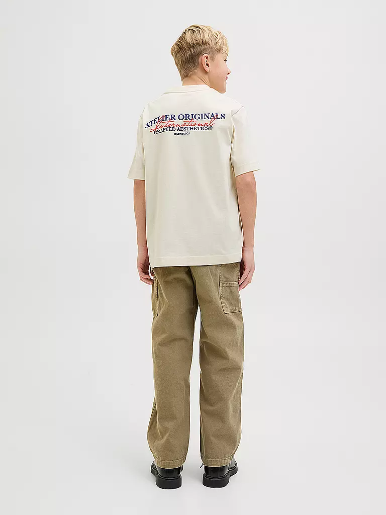 JACK & JONES | Jungen T-Shirt JORISLINGTON | creme