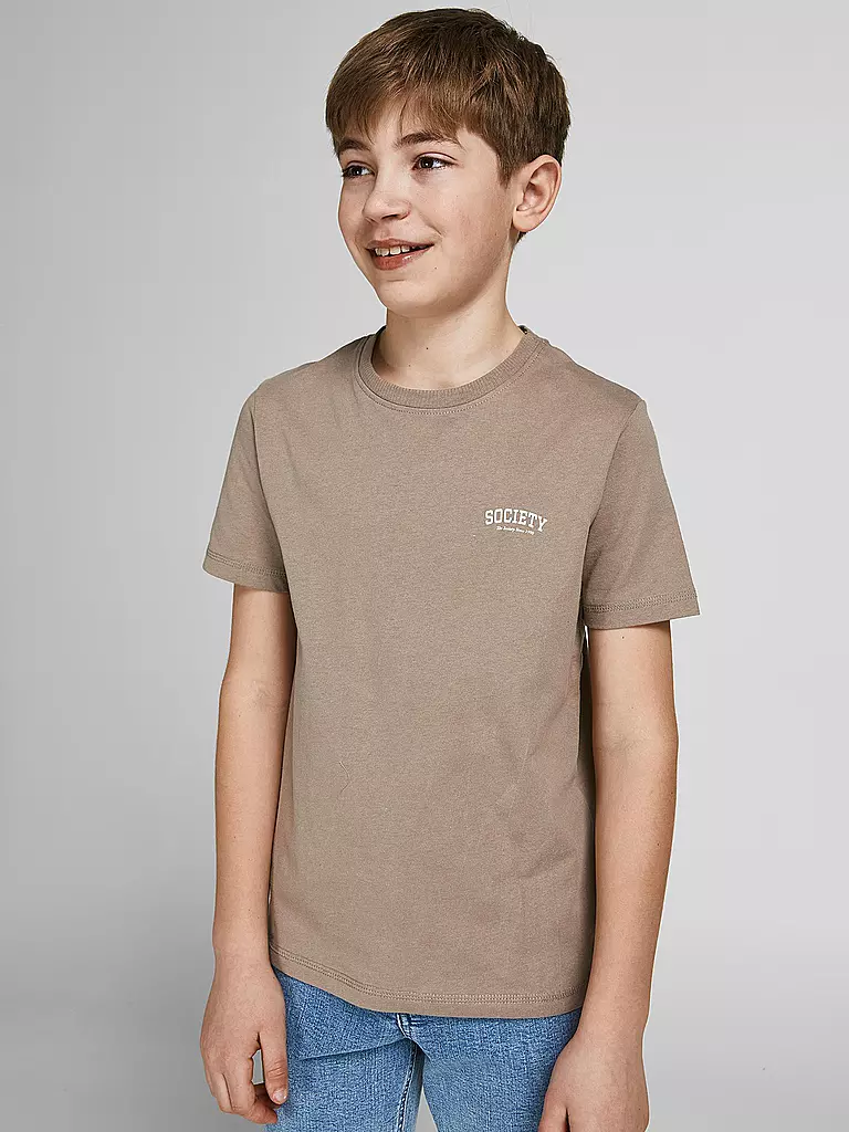JACK & JONES | Jungen T-Shirt JORMASH | beige