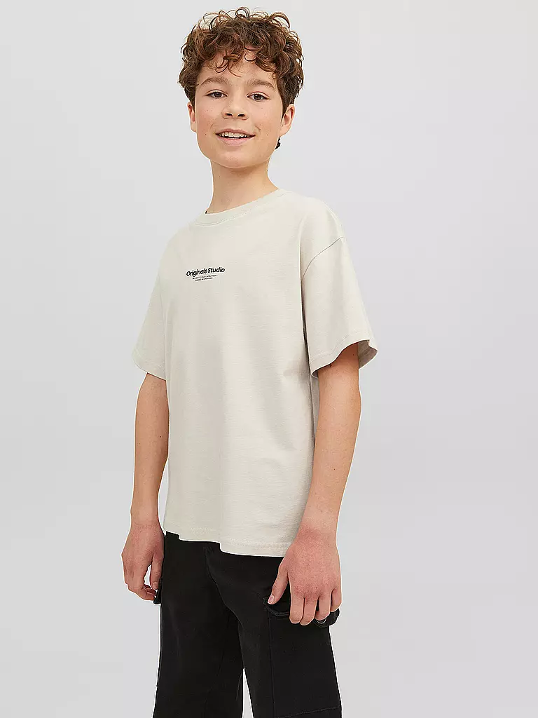 JACK & JONES | Jungen T-Shirt JORVESTERBRO | beige