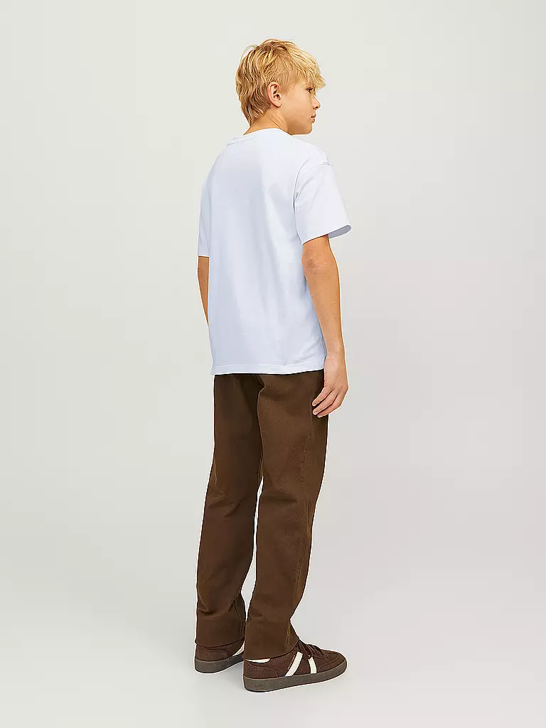 JACK & JONES | Jungen T-Shirt Loose Fit JJEURBAN EDGE | weiss
