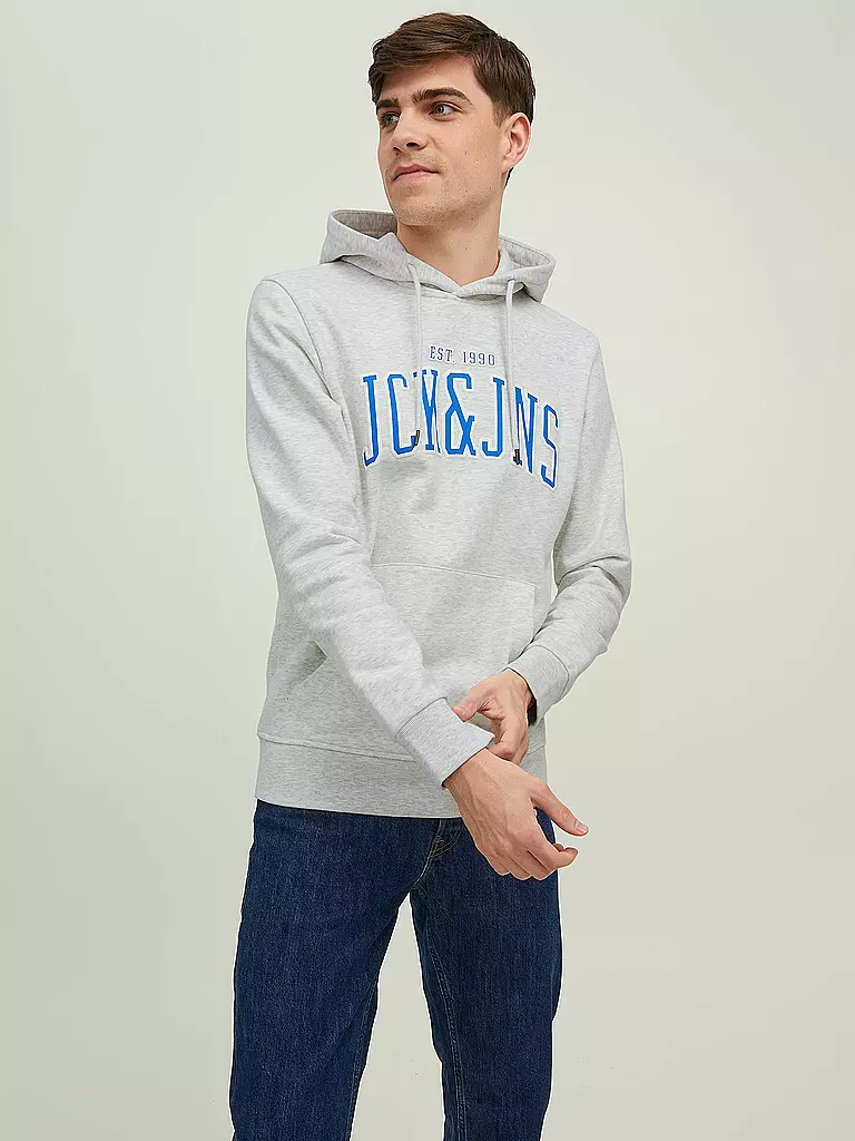 JACK & JONES | Kapuzensweater - Hoodie JJCEMB | weiss