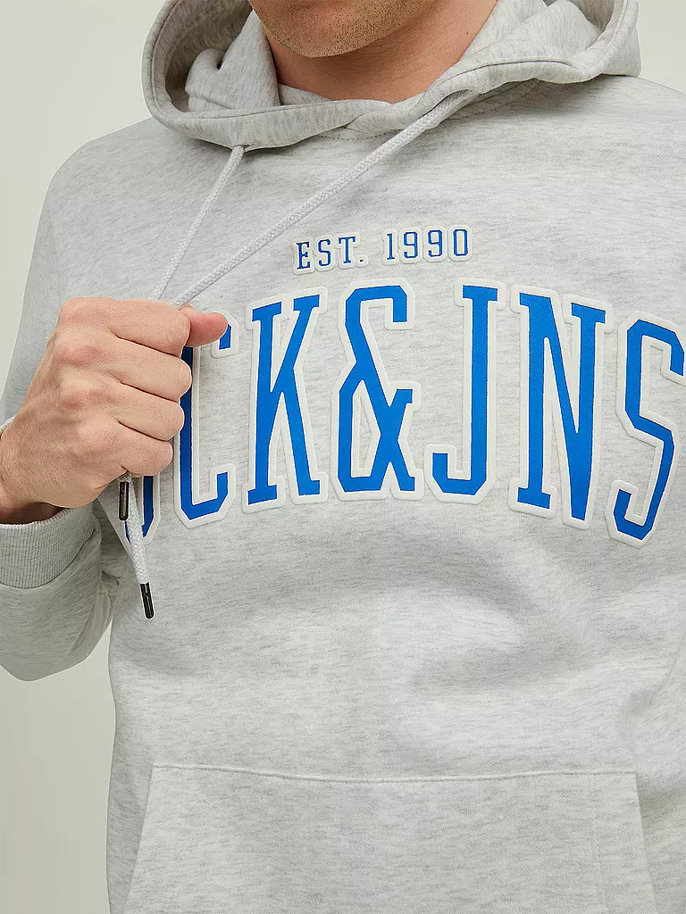 JACK & JONES | Kapuzensweater - Hoodie JJCEMB | weiss