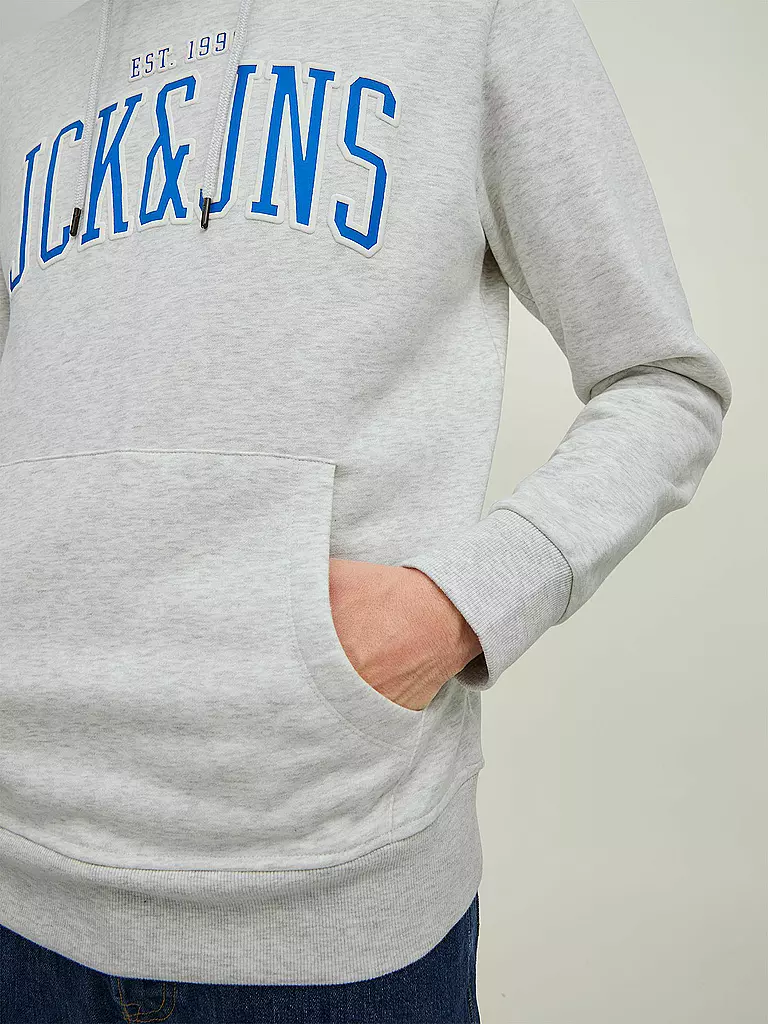 JACK & JONES | Kapuzensweater - Hoodie JJCEMB | weiss