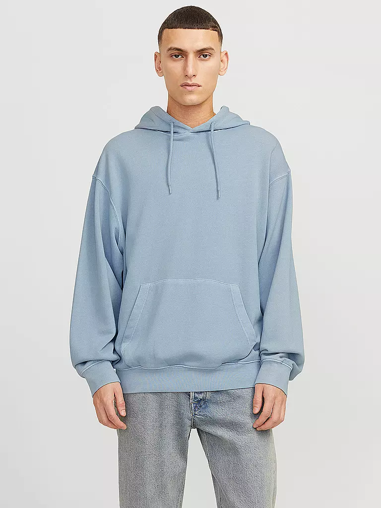 JACK & JONES | Kapuzensweater - Hoodie JJECHARGE | hellblau