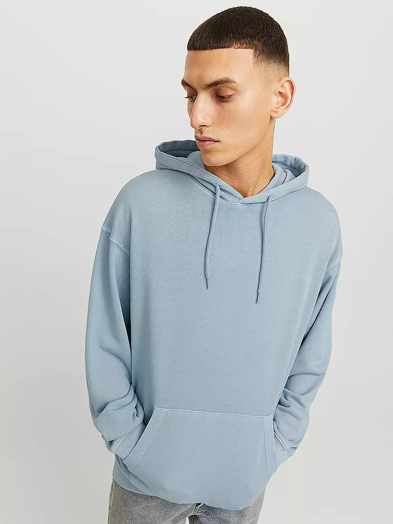JACK & JONES | Kapuzensweater - Hoodie JJECHARGE | hellblau
