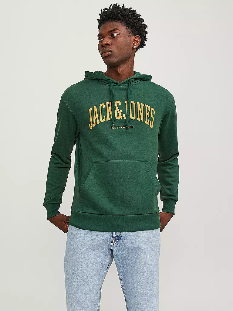 JACK & JONES | Kapuzensweater - Hoodie JJEJOSH | dunkelgrün