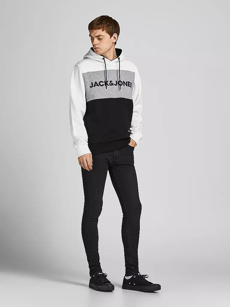 JACK & JONES | Kapuzensweater - Hoodie JJELOGO  | weiss