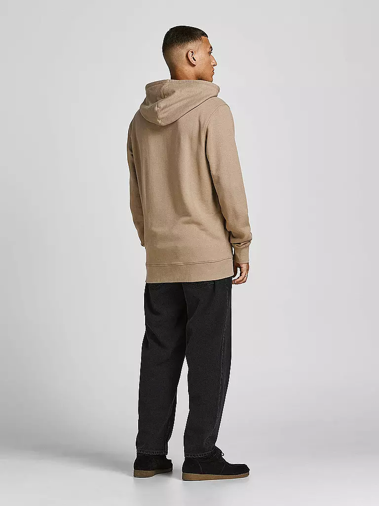 JACK & JONES | Kapuzensweater - Hoodie JJEORGANIC  | beige