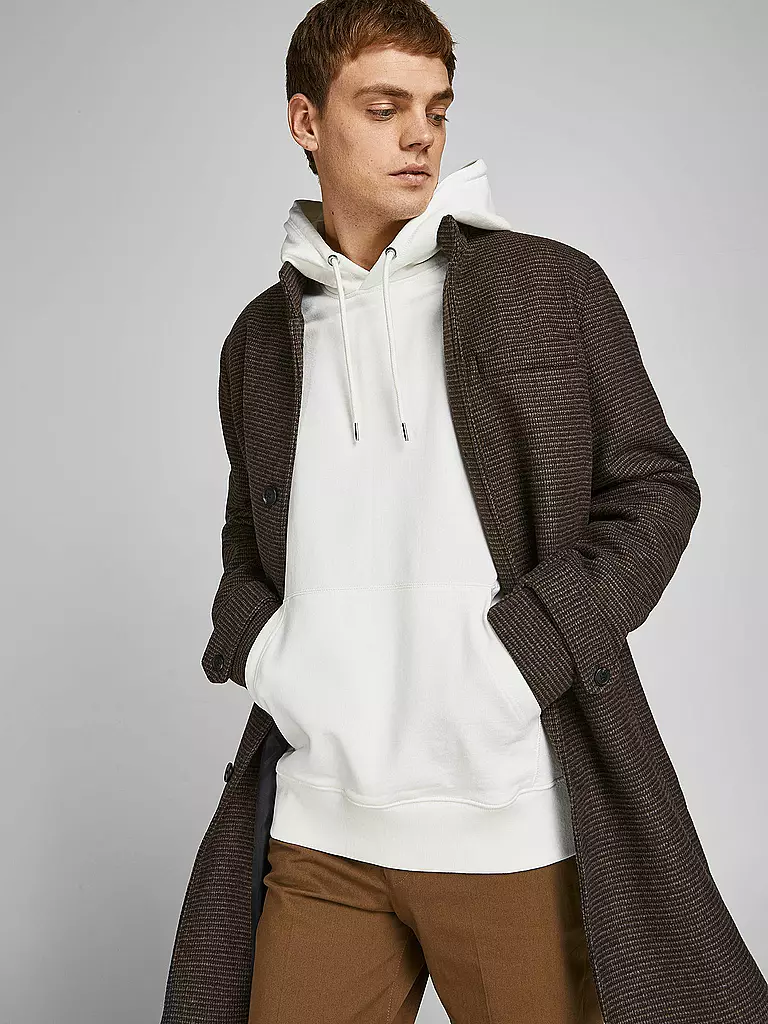 JACK & JONES | Kapuzensweater - Hoodie JJEORGANIC  | weiss