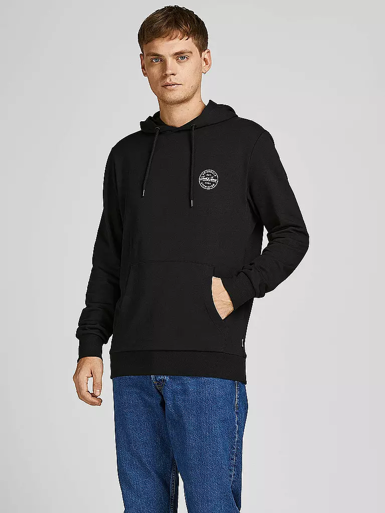 JACK & JONES | Kapuzensweater - Hoodie JJESHARK  | schwarz