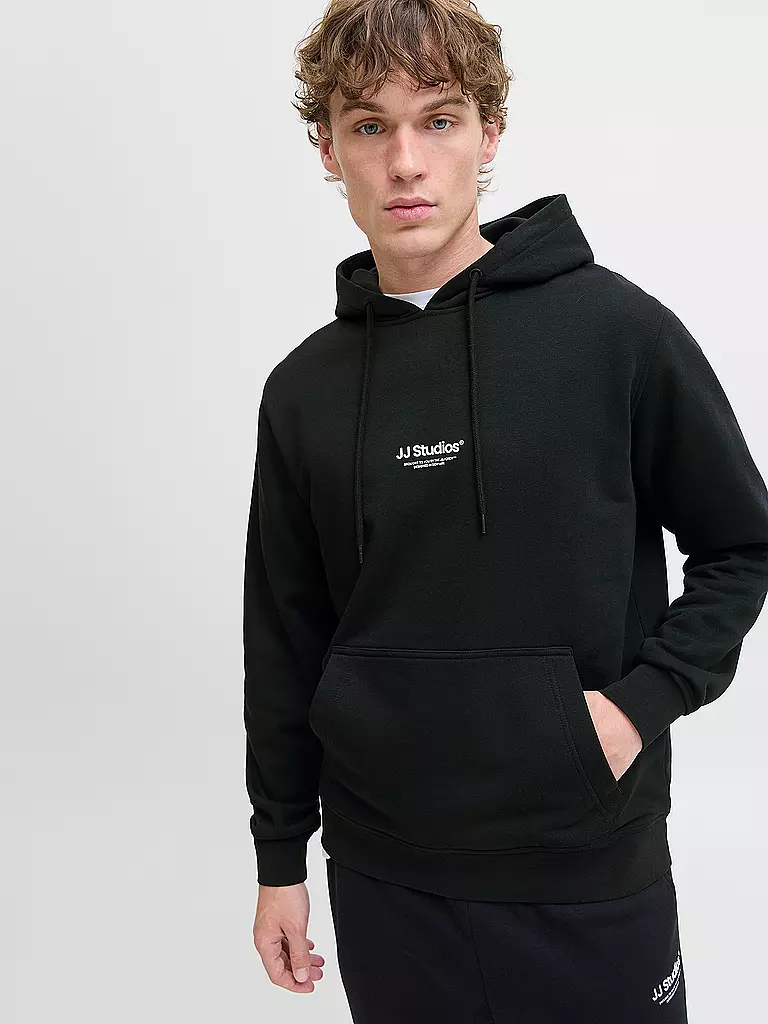 JACK & JONES | Kapuzensweater - Hoodie JJESOHO | schwarz