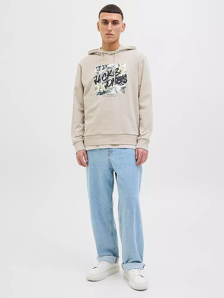 JACK & JONES | Kapuzensweater - Hoodie JJHAWAII | beige