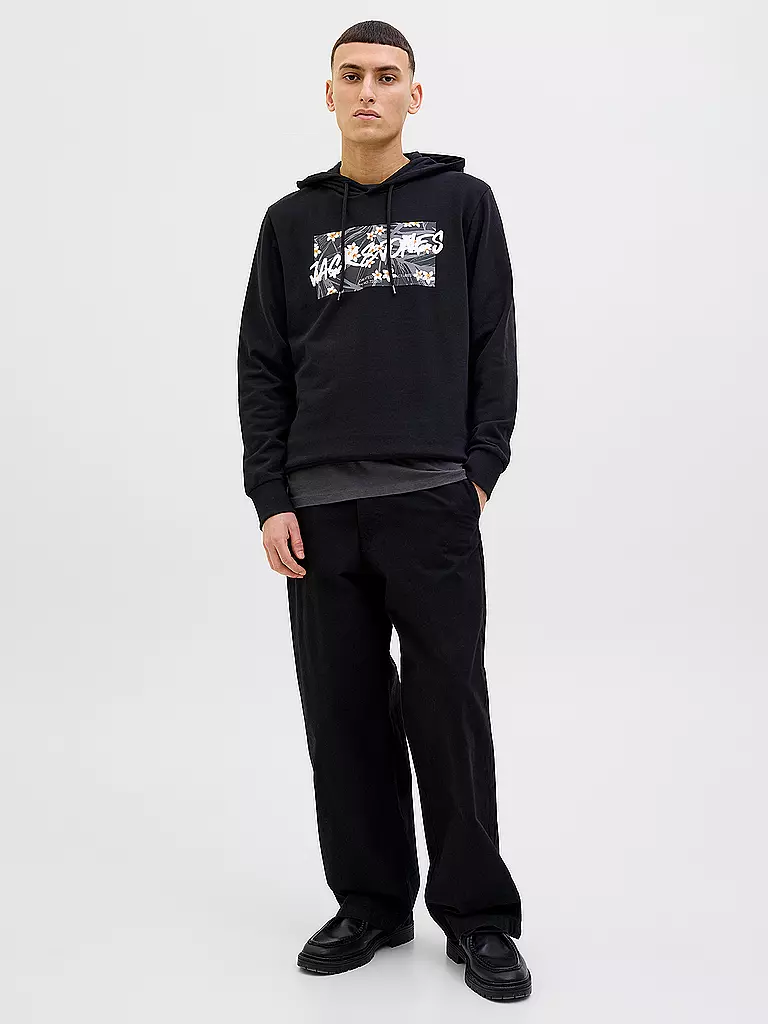 JACK & JONES | Kapuzensweater - Hoodie JJHAWAII | schwarz