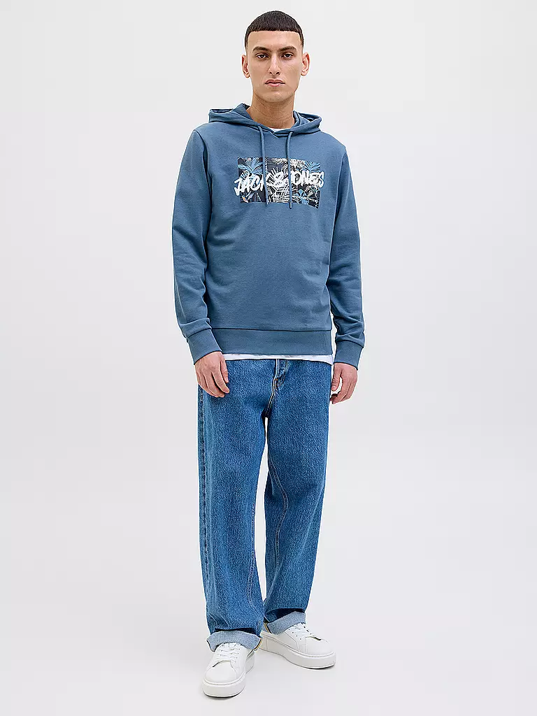 JACK & JONES | Kapuzensweater - Hoodie JJHAWAII | blau