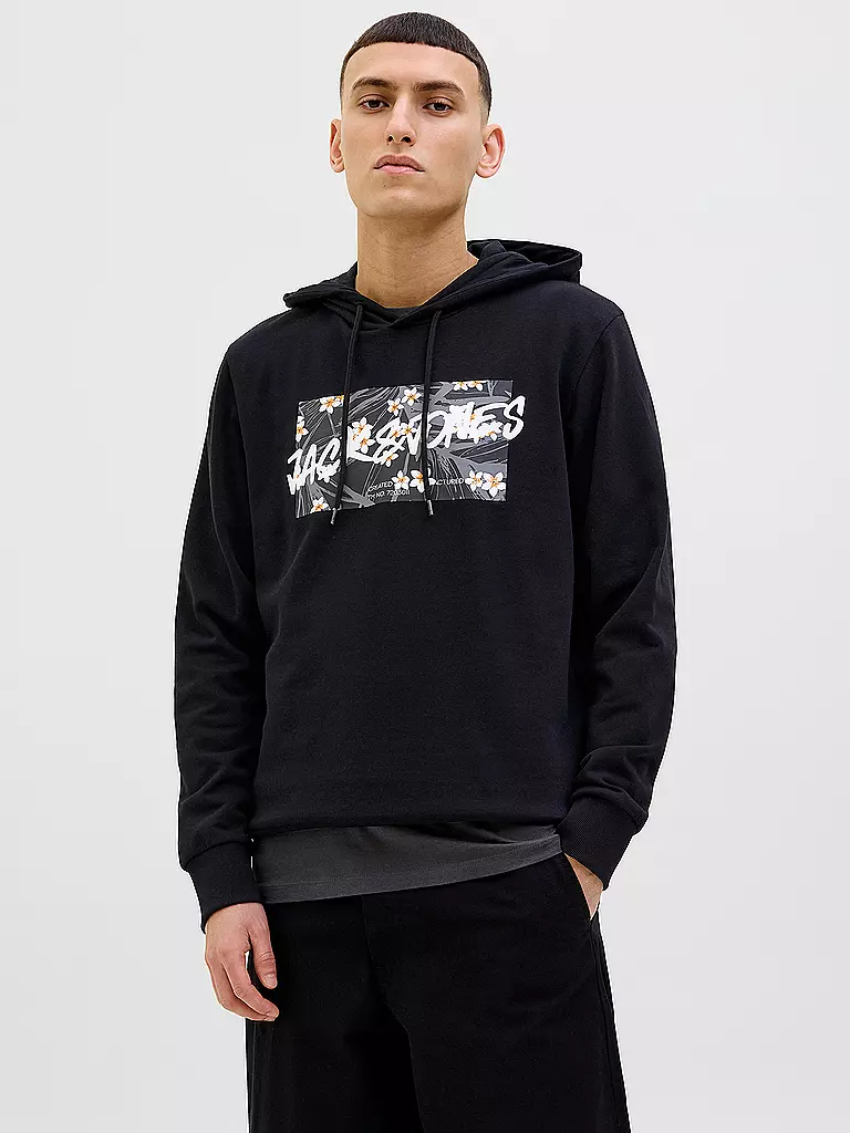 JACK & JONES | Kapuzensweater - Hoodie JJHAWAII | schwarz