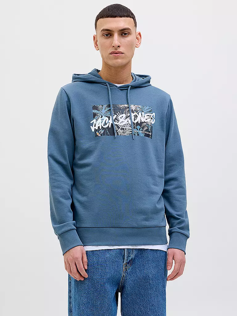 JACK & JONES | Kapuzensweater - Hoodie JJHAWAII | blau