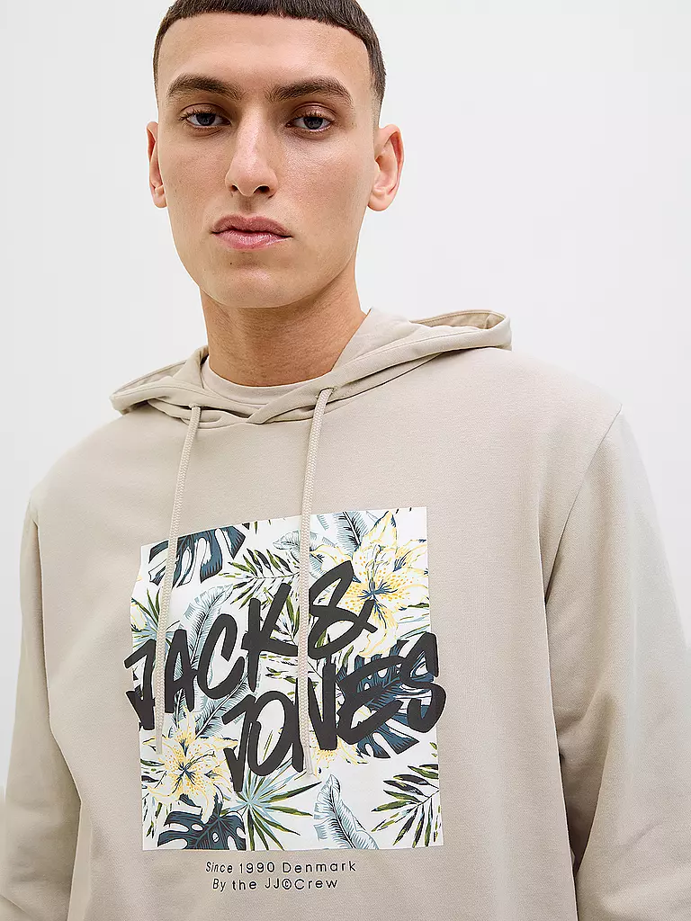 JACK & JONES | Kapuzensweater - Hoodie JJHAWAII | beige
