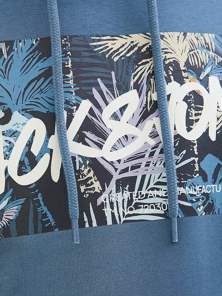 JACK & JONES | Kapuzensweater - Hoodie JJHAWAII | blau