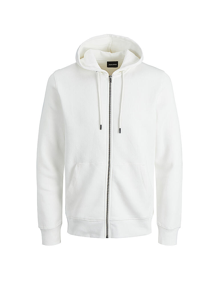 JACK & JONES | Kapuzensweatjacke JJESTAR  | weiss