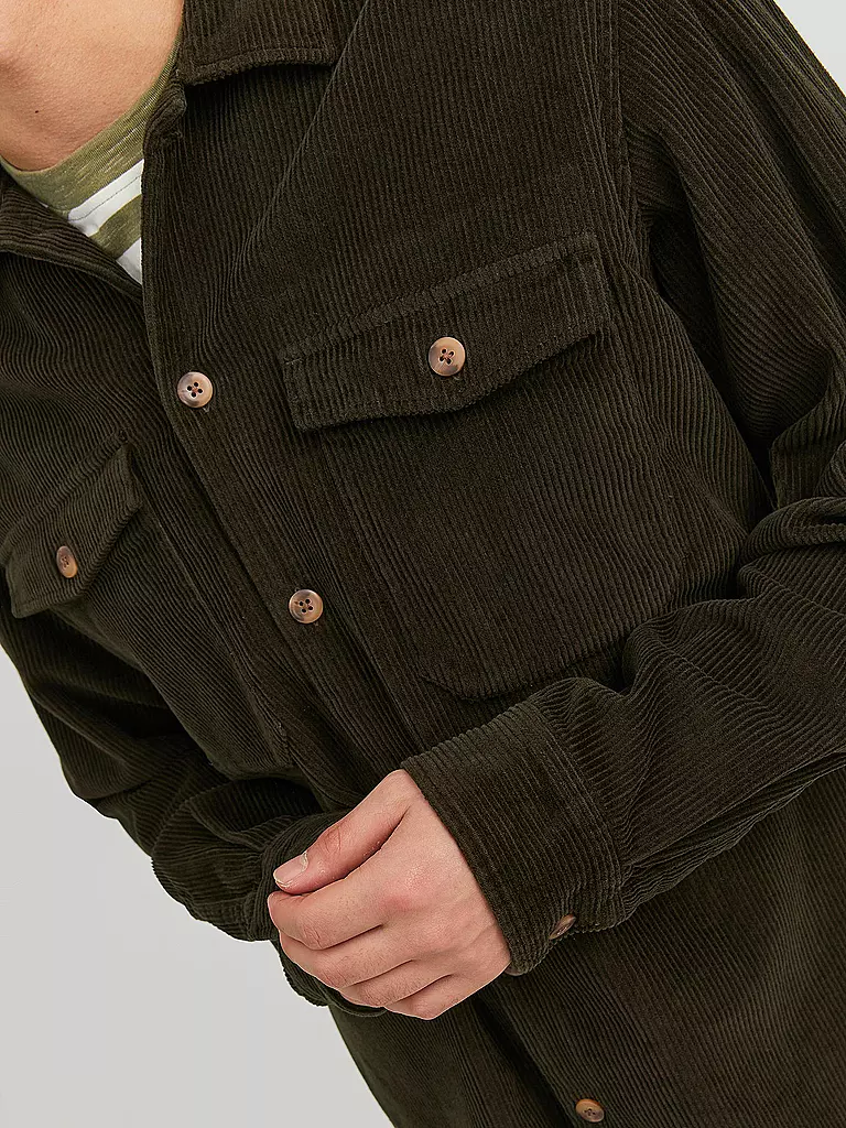 JACK & JONES | Overshirt JJEDALLAS | schwarz