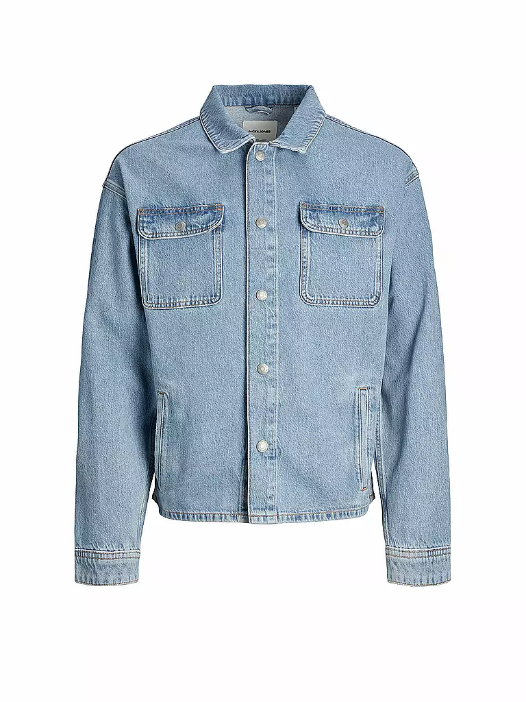 JACK & JONES | Overshirt JJICHASE JJOVERSHIRT | hellblau