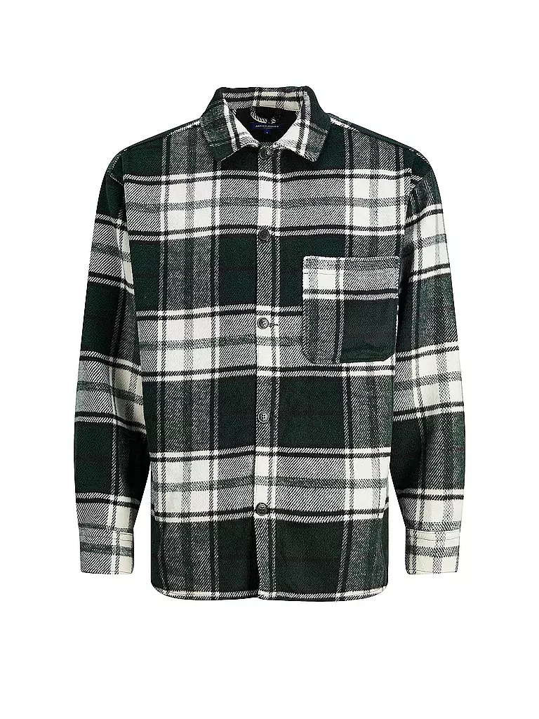 JACK & JONES | Overshirt JORZAC | dunkelgrün