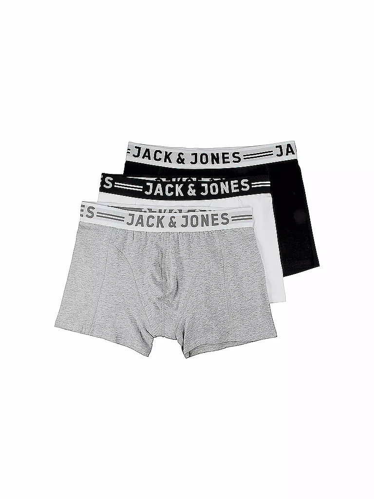 JACK & JONES | Pants 3-er Pkg. "JORSENSE" | grau