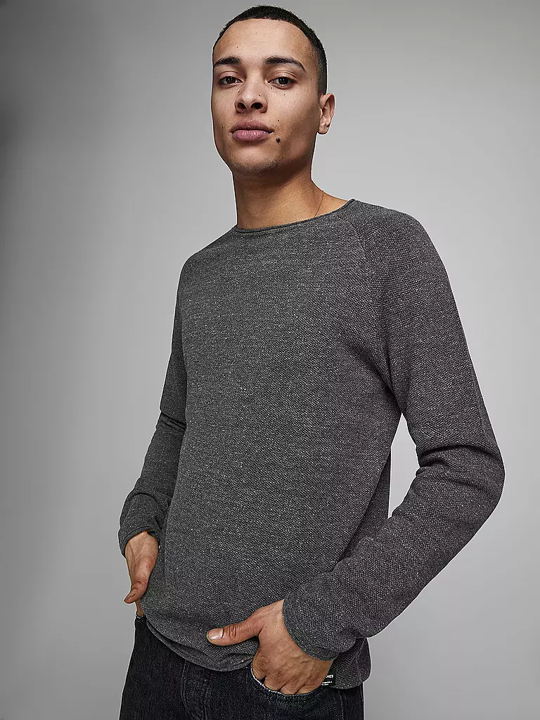 JACK & JONES | Pullover "JJEHILL" | grau