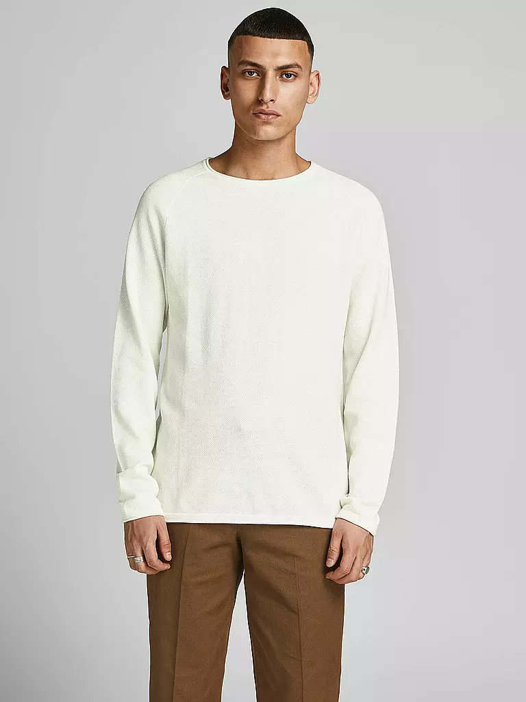 JACK & JONES | Pullover JJEHILL | weiss