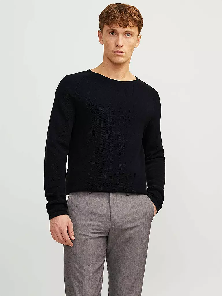 JACK & JONES | Pullover JJEHILL | schwarz
