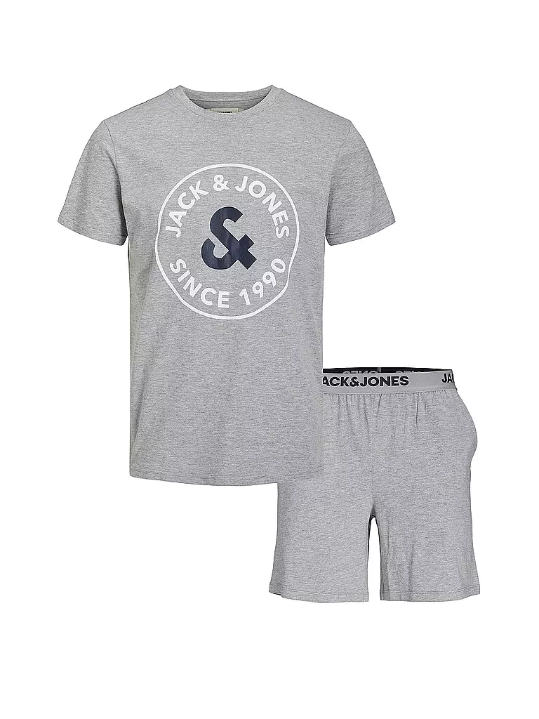 JACK & JONES | Set T-Shirt und Shorts JACAARON | grau