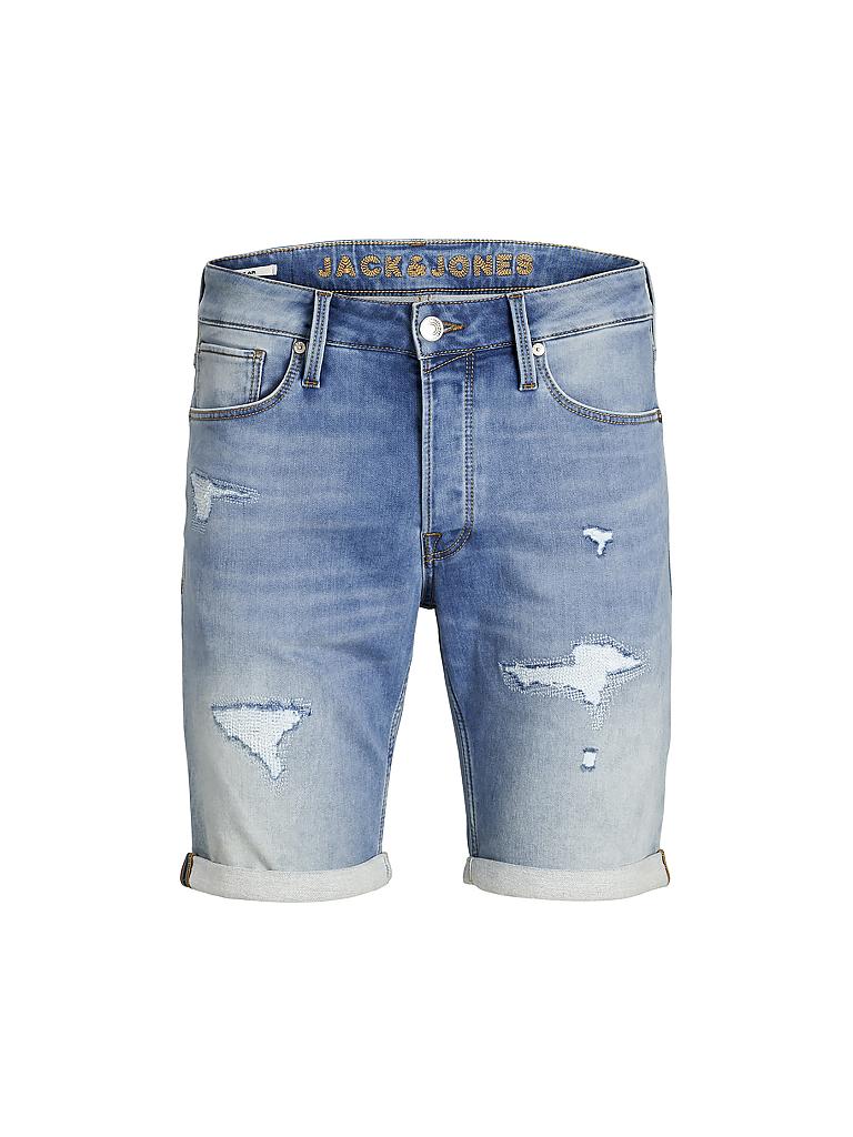 Jack Jones Hellblaue Baumwolle Shorts Fur Manner