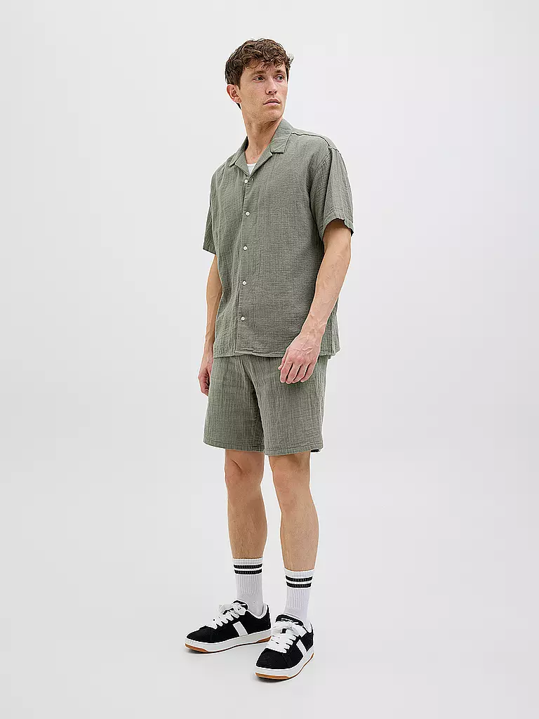 JACK & JONES | Shorts JPSTJAIDEN PATRAS  | olive