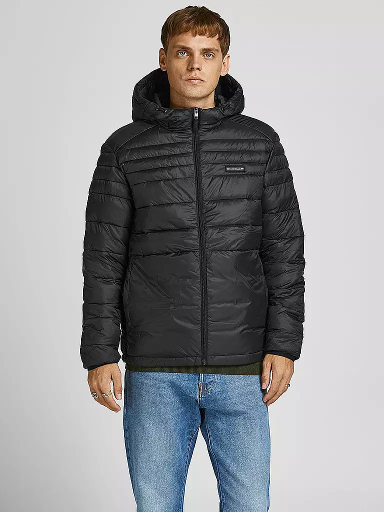 Jack & Jones Herren Steppjacke Mit Kapuze - Leichter Puffer Für Herbst Und Frühling