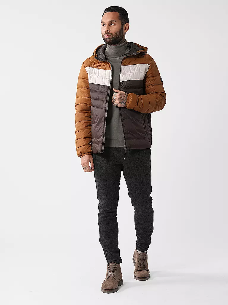 JACK & JONES | Steppjacke JJESPRINT  | braun