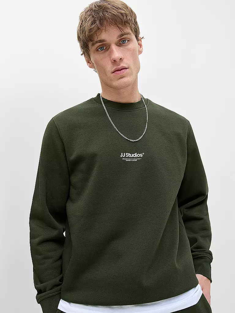 JACK & JONES | Sweater JJESOHO | olive